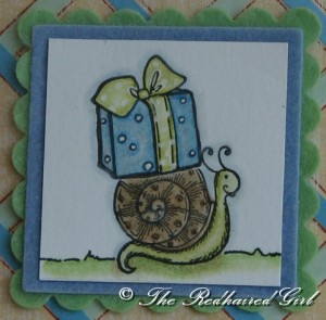 Snail Card Close Up